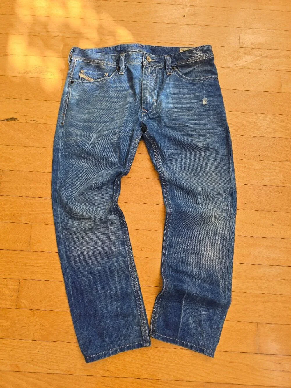 vintage Y2K | Diesel Thanaz medium wash denim slim skinny jeans | MENS 34'
